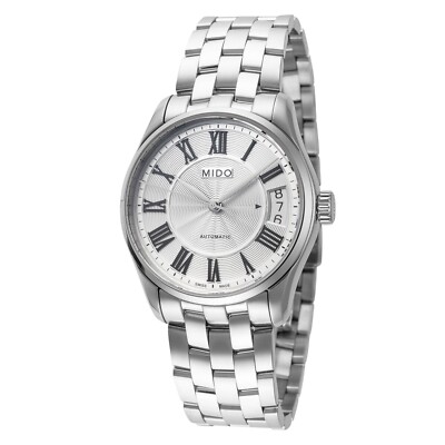 Mido Belluna II 30mm Silver Stainless Steel Case Ladies Watch