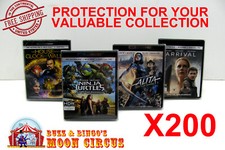 200x 4K UHD WITHOUT SLIPCOVER SIZE 4K1 - CLEAR PLASTIC BOX PROTECTOR SLEEVE