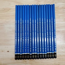 Lot of 17 New - 2886 J. S. Staedtler Mars Lumograph Drawing Pencils 6H Germany