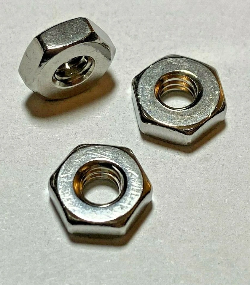 EZ-FASTENERS Hex Machine Screw Nuts Stainless Steel, choose size (4-40 6-32 8-32) and qty
