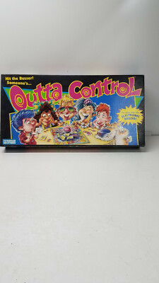 Outta Control Board Game Parker Brothers 1992 Buzzer Works 100% Complete