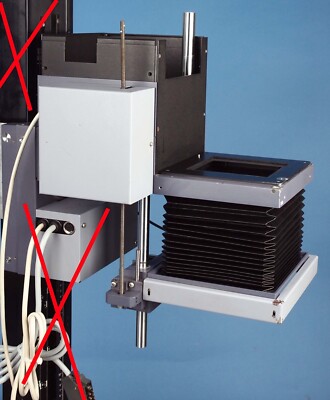 Durst Laborator Pictochrom AF Pictogrhraf Kopf-Unterteil head-bottom. defective