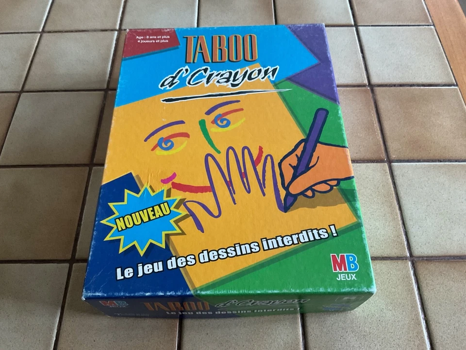 TABOO D'CRAYON - Le jeu des dessins interdits ! - édition MB de 2004 - - Photo 1/4