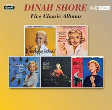 Dinah Shore Five Classic Albums 2-CD NEW SEALED 2019 Remastered Yes Indeed+