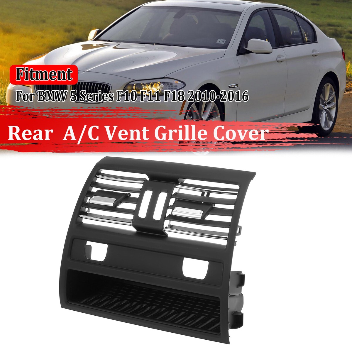 1xRear Center Console Air Vent Cover For BMW F10 F18 /520i 523i