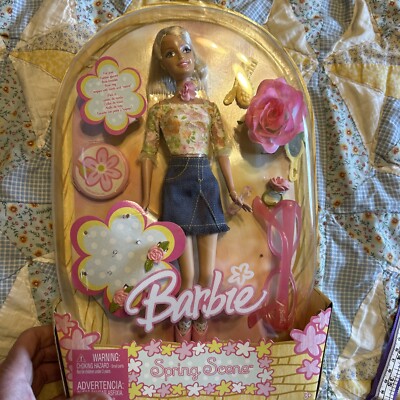 Barbie Spring Scene Doll 2005 Mattel H8252