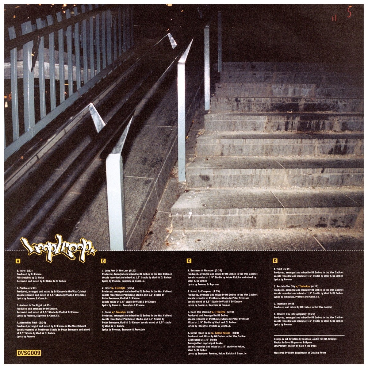 Looptroop - Modern Day City Symphony '00 2xLP SWEDEN ORG!EX-/EX W