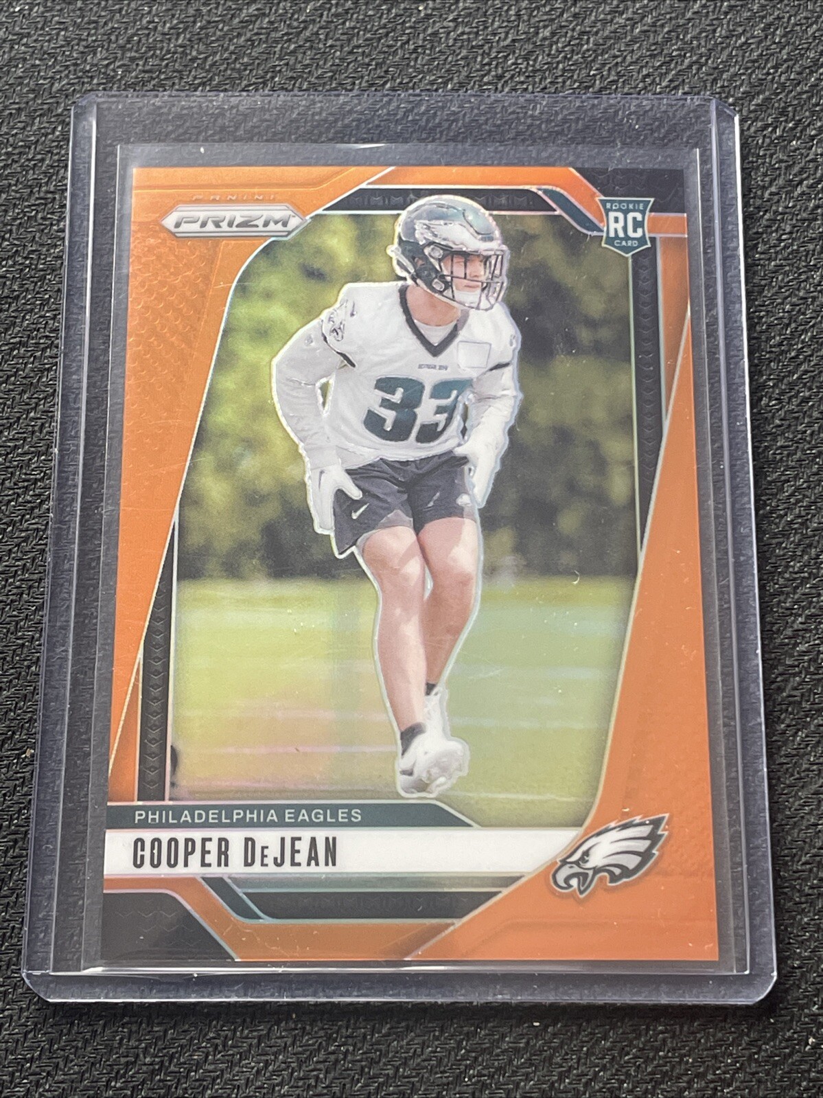 2024 Prizm Cooper DeJean Orange Prizm 133/249 Rookie Philadelphia Eagles #321