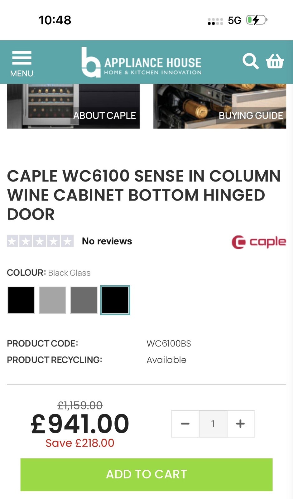 Wine cooler eBay