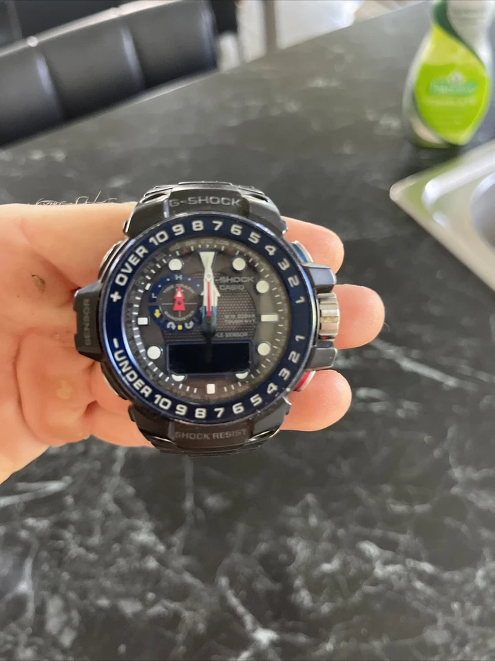 Casio GWN-1000B-1B G Shock Analog Digital Sport Blue Dial Black Strap Men's... - image 3 of 3