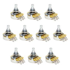 CTS 500k Audio Taper Potentiometer Volume Tone Pot Bulk Lot of 10