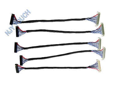 Universal FIX-30Pin 2ch 8bit 0.5mm LVDS Cable for 17inch~21inch