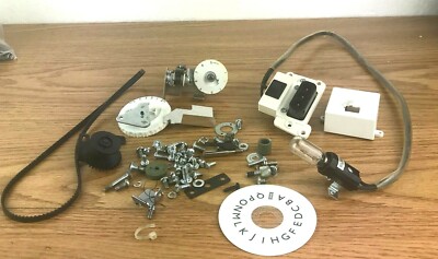 Husqvarna Viking Sewing Machine E20 PARTS LOT DIALS GEARS TERMINAL SCREWS AS-IS 