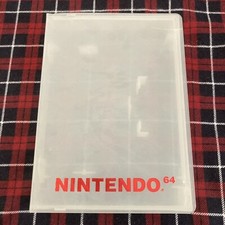 Damaged Nintendo 64 N64 Plastic Hard Clamshell Case Official License White/Clear