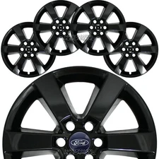 4 fit Ford F150 2015-2017 Black 20" Wheel Skins Full Alloy Rim Covers Hub Caps