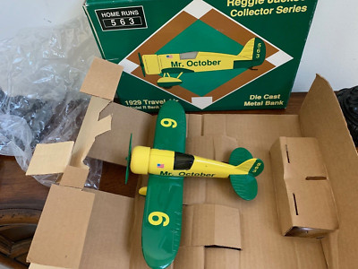Reggie Jackson Mr. October 1929 travel air diecast bank N-MT YANKEES A'S