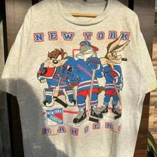 vintage new york rangers looney tunes shirt sweatshirt retro AN43971