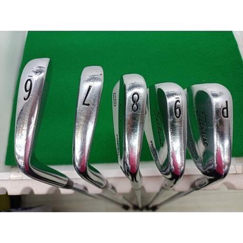 Set De Fers Titleist CB 716 Forged 5-9, PW - 6 Pièces - Droiter, Flex S - Acier Dynamic Gold AMT S200 - Occasion