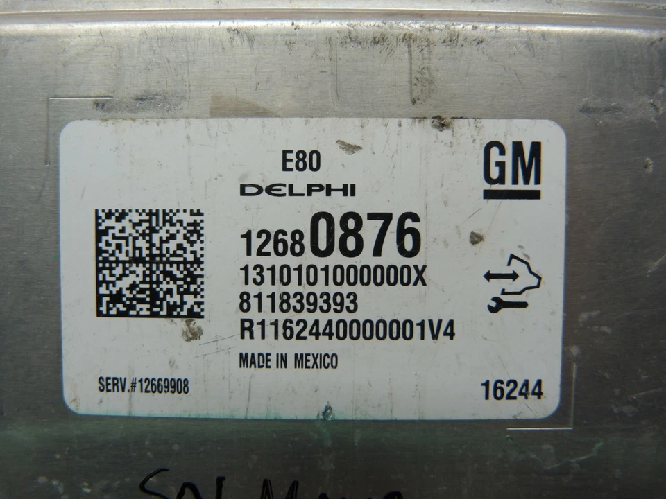 Chevrolet Malibu 2017 2018 motor módulo de computadora ecu ecm 12669908 12680876 OEM Foto 2 de 4