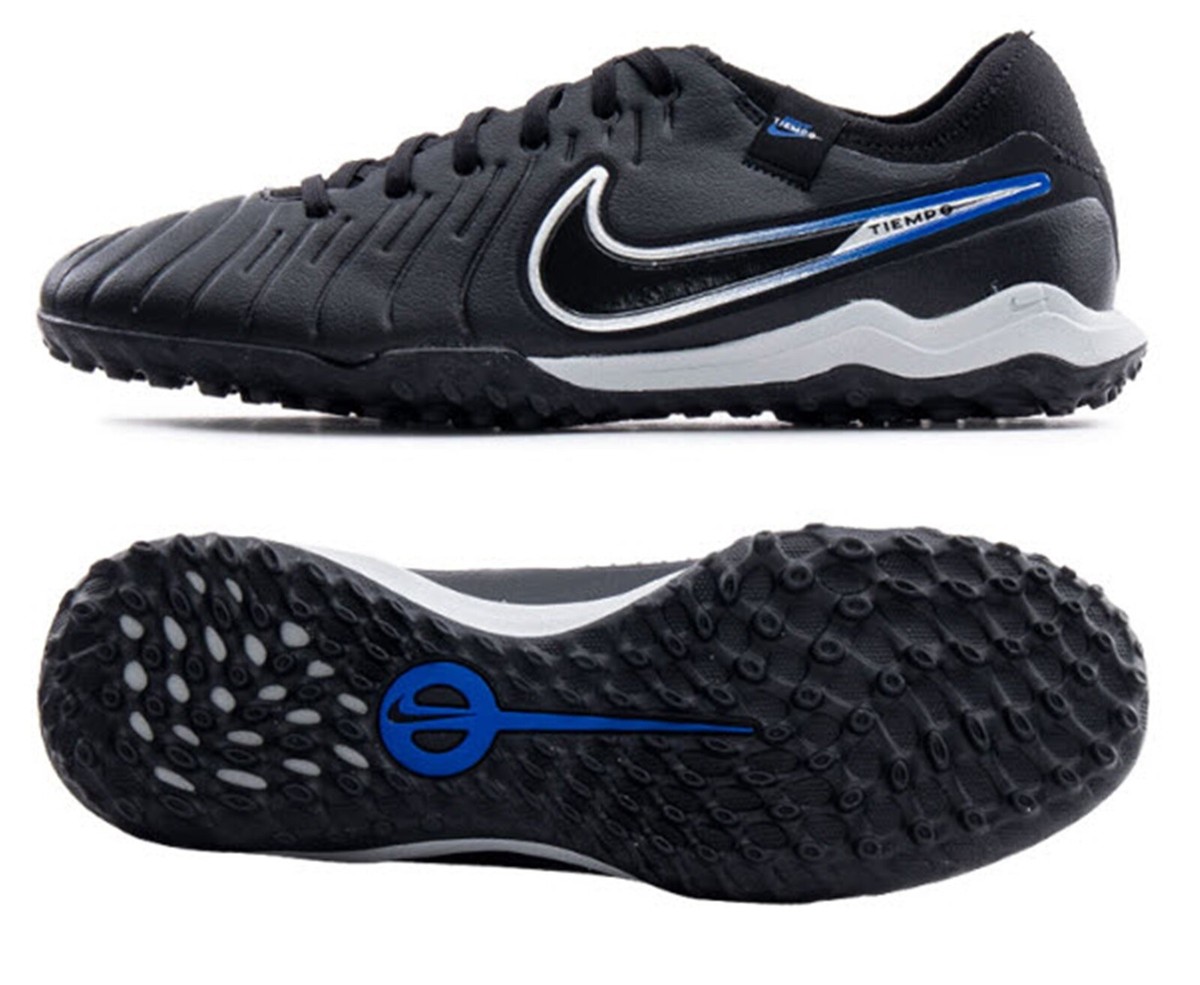 Nike Men Tiempo Legend 10 Pro TF Cleat Soccer Black Futsal