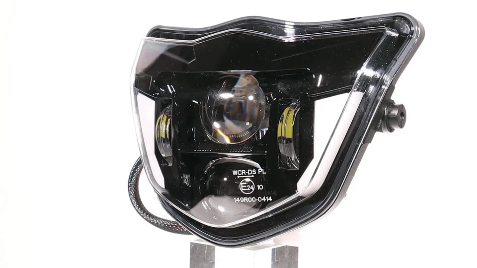 Faro LED con DRL + Carenado Blanco para Yamaha WR450F WR250F WR426F 2013-2023 Foto 2 de 4