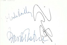 Matt Bianco autographs signed 10x15 cm index card 