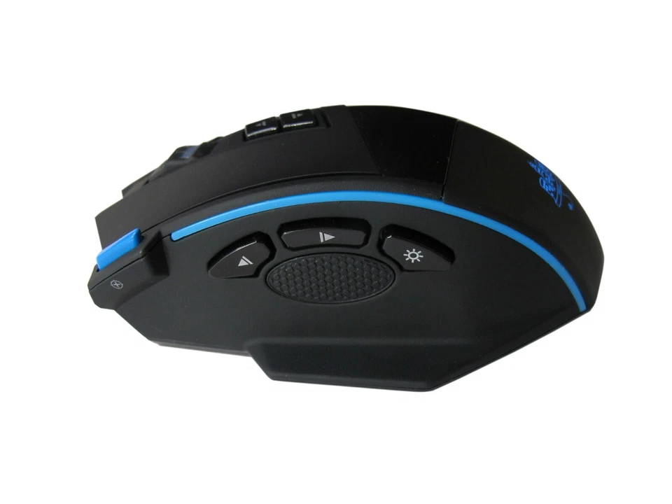 MOJO Dual Mode Wired / Wireless Silent Rechargeable Gaming Mouse Custom Software - Image 3 of 4