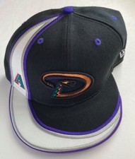 Arizona Diamondbacks New Era Baseball Hat Purple Black White 7 5/8 59Fifty