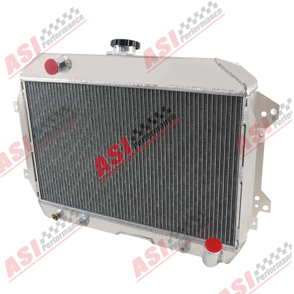3 Row Aluminum Radiator for 1970-1973 1971 Datsun 240Z 2.4L 1974 260Z 2.6L l6 AT - Image 3 of 4