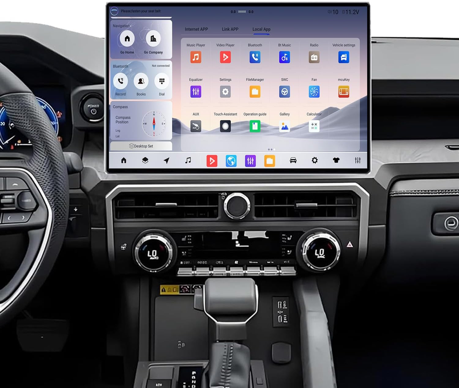 for Toyota Tacoma 2024-2026 Android Radio Stereo 14.6-Inch 1920 * 1080 HD Screen
