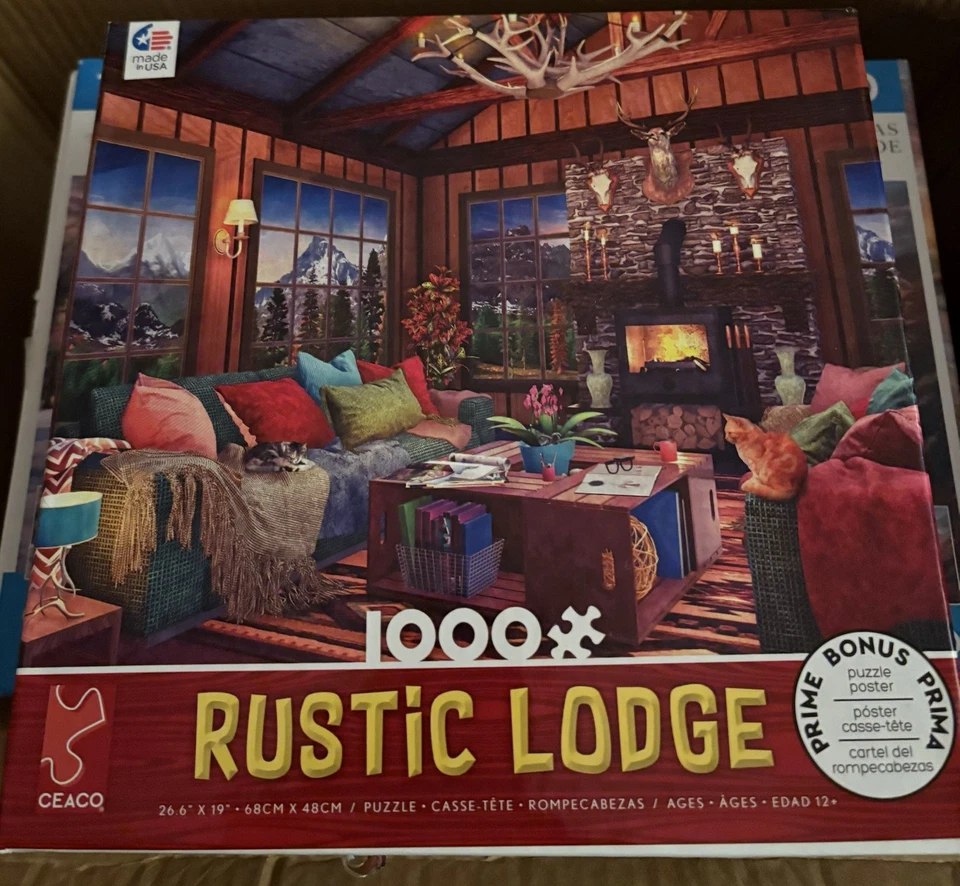 CEACO (lot Of 6) 1,000 Pc Puzzles. Preowned /very Good Cond /nonsmoker. - Image 2 of 4