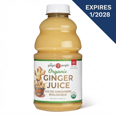 2 Pack -The Ginger People Organic Ginger Juice 99.7% Pure Ginger Juice, 32 Ounce