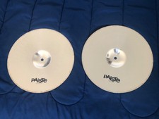 PAISTE 402 Hi-Hat 13" Cymbals Pair Vtg 737 - 881 Grams Germany