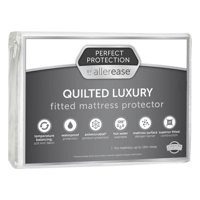 Allerease Mattress Protector Waterproof Temperature Balancing, King