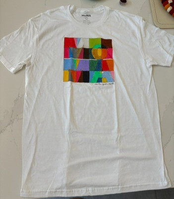 MoMa Colorful Geometric Graphic by Naoki Yoshimoto Mens Size Large