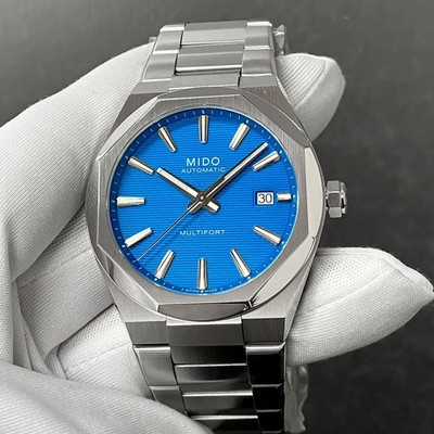 Mido Men Multifort 8 One Crown Auto 40mm Turquoise Dial Watch M055.507.11.041.00
