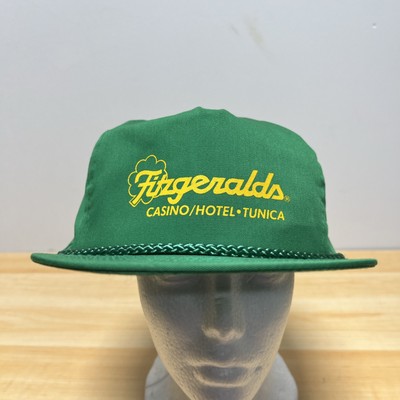 Vintage Nissin Fitzgeralds Casino/Hotel Tunica Baseball Hat Rope Cap Snapback