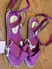 Serra Ladies Summer Sandals Fuchsia Tie On Ankles Size 6 — photo 2