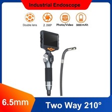 6.5MM Dual Lens Articulating Borescope Industrial Endoscope Inspection Camera
