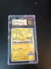 CGC 10 PRISTINE Pikachu Pokemon Card  #214 Black Star Promo Illustration Contest