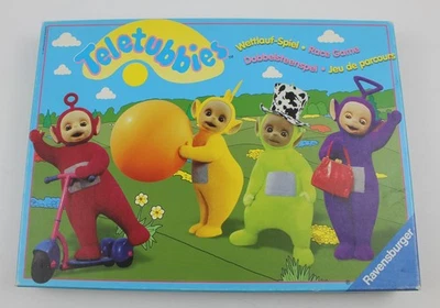 Teletubbies Wettlauf-Spiel ab 2 1/2 Jahren Ravensburger 1999 - Bild 1 von 4