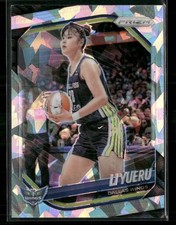 2025 Panini Prizm WNBA #28 Li Yueru Silver Cracked Ice 1st Year Dallas Wings