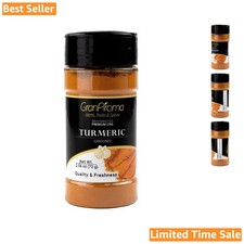 Authentic Ground Turmeric, 2.56 Ounce - Spice Up Your Cooking Effortlessly