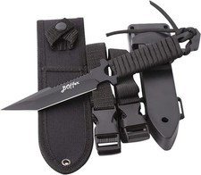 Dive  Scuba Diving , Black Tactical Sharp Blade knives, Divers dive
