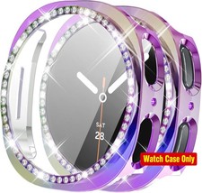 Glitter Diamonds Case Bumper  HD Clear Screen Protector for Samsung Watch 9/8 4