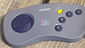 CASIO LOOPY SV-100 Game Console Complete Set Gray Tested Used Good Condition