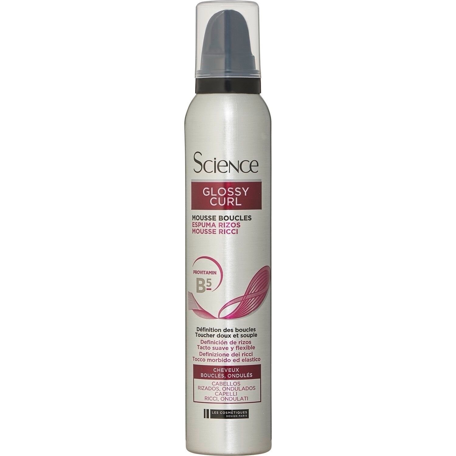 Mousse coiffante Science glossy curl lot de 2 flacons 200ml pour votre routine matin