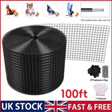 30M Solar Panel Bird Wire Mesh Guard Kit Proofing Pigeons Pest Clips Net Critter