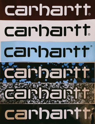 WIP Carhartt Sticker Big  (33 x 6,5cm) Stückpreis Skate Original 2000er  