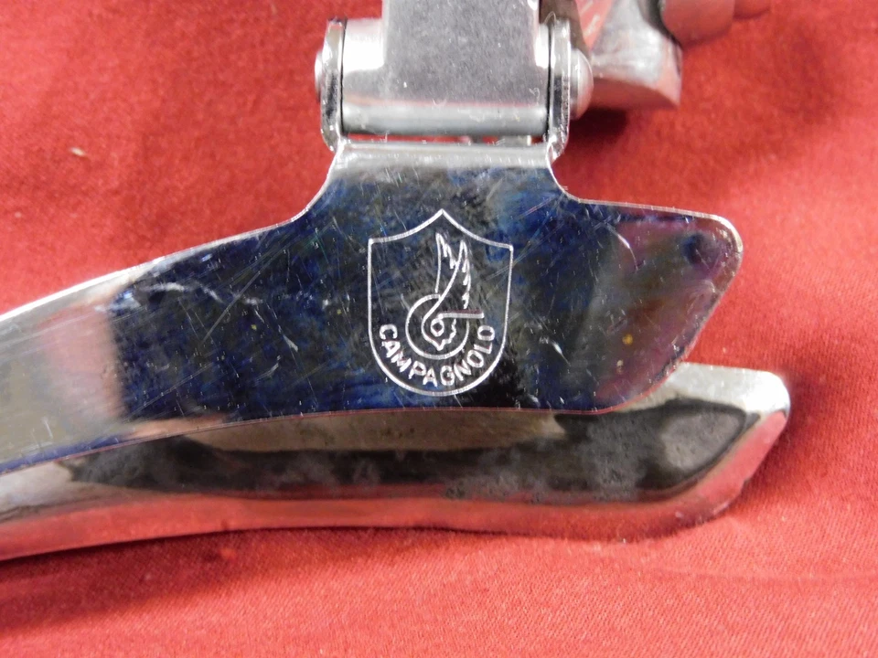 Desviador delantero Campagnolo C-Record Braze-on A021 / A022 vintage de finales de los 80 Foto 3 de 4